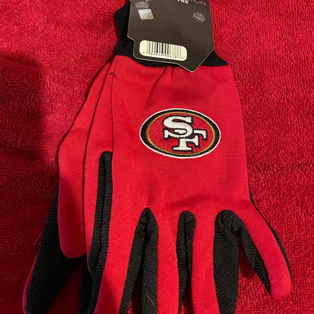 McArthur Towel+Sport NFL San Francisco 49er’s Sport Utility Gloves